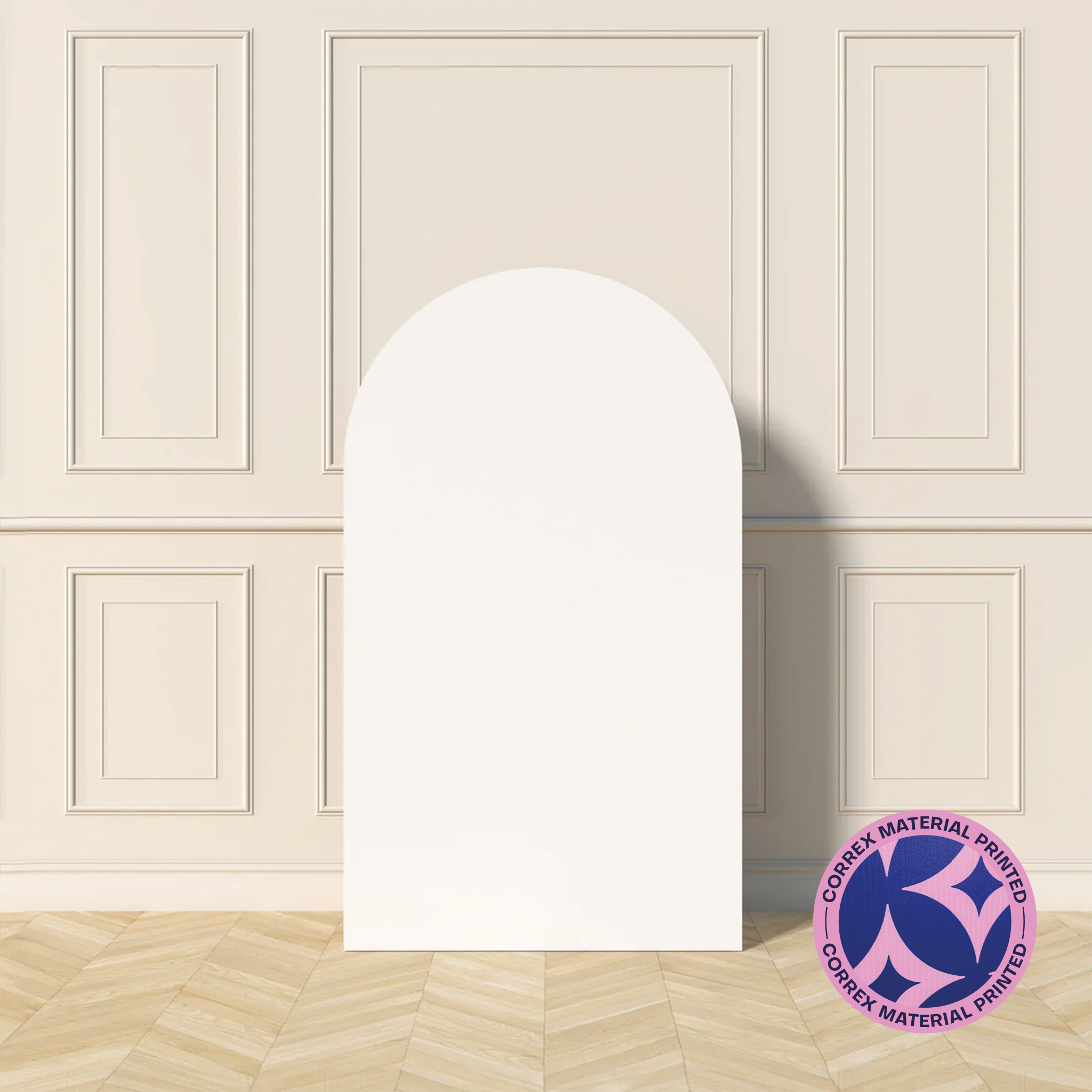 Custom Correx Printed Backdrop - Arch