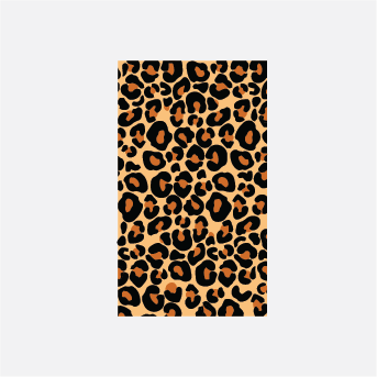 Safari Leopard Backdrop Low Tack Vinyl | Custom Shape