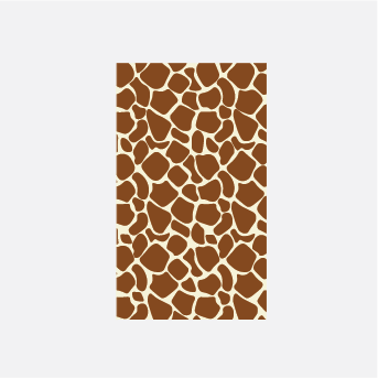 Safari Giraffe Backdrop Low Tack Vinyl | Custom Shape
