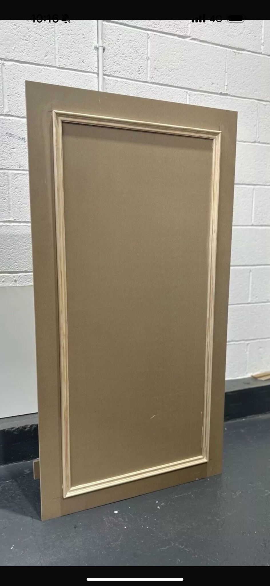 6 x 3.5ft Collapsable painted white