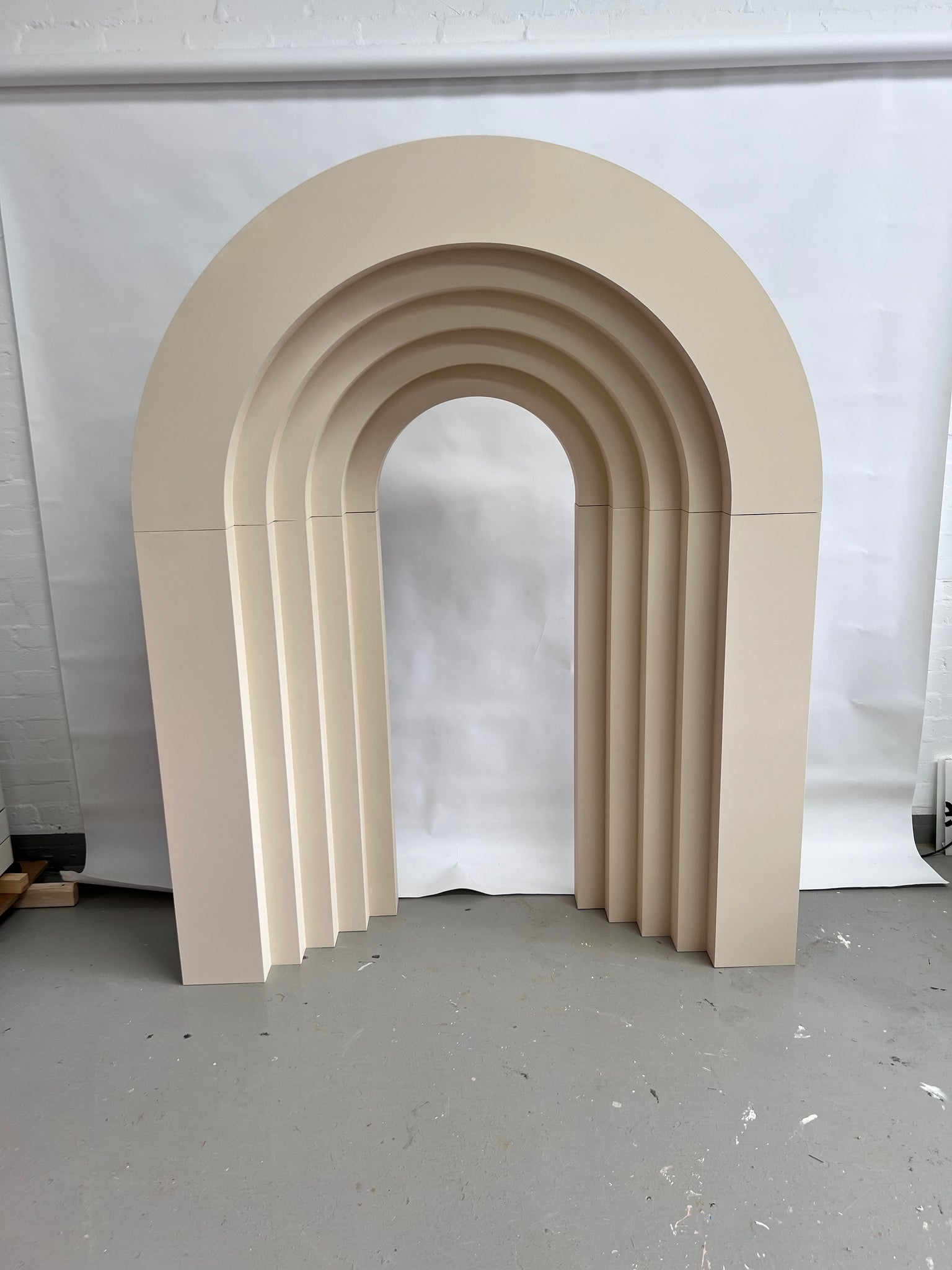 6 x 5ft collapsable 3D Arch Unpainted