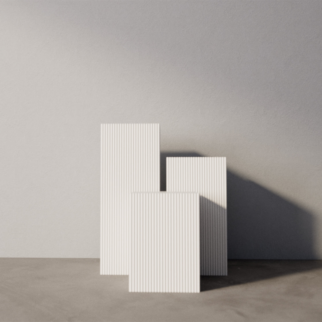 Rectangular Ripple Front Plinth