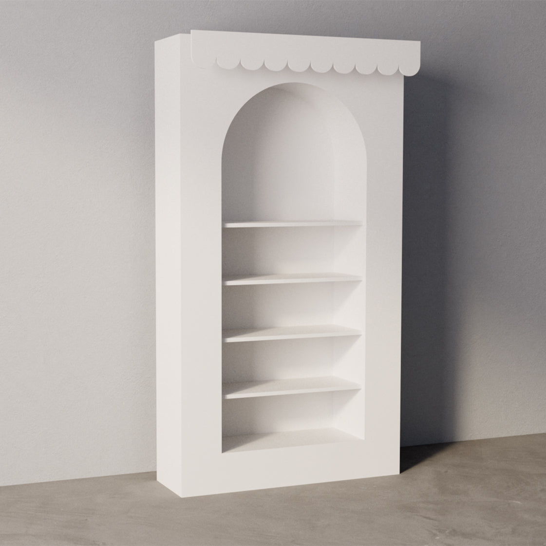 3D Backdrop Shelving Inner Arch with Top