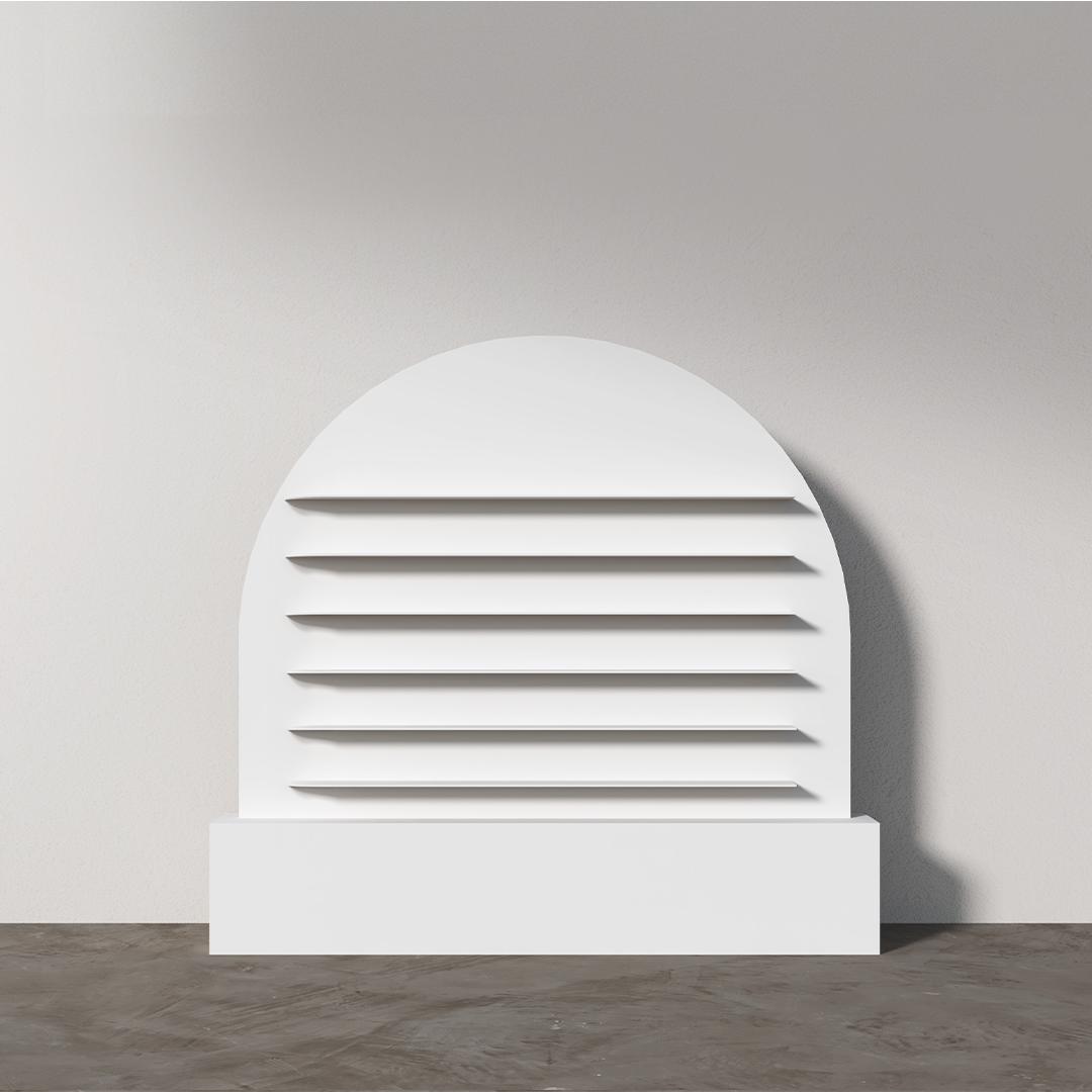 3D Base Backdrop Shelf Arch