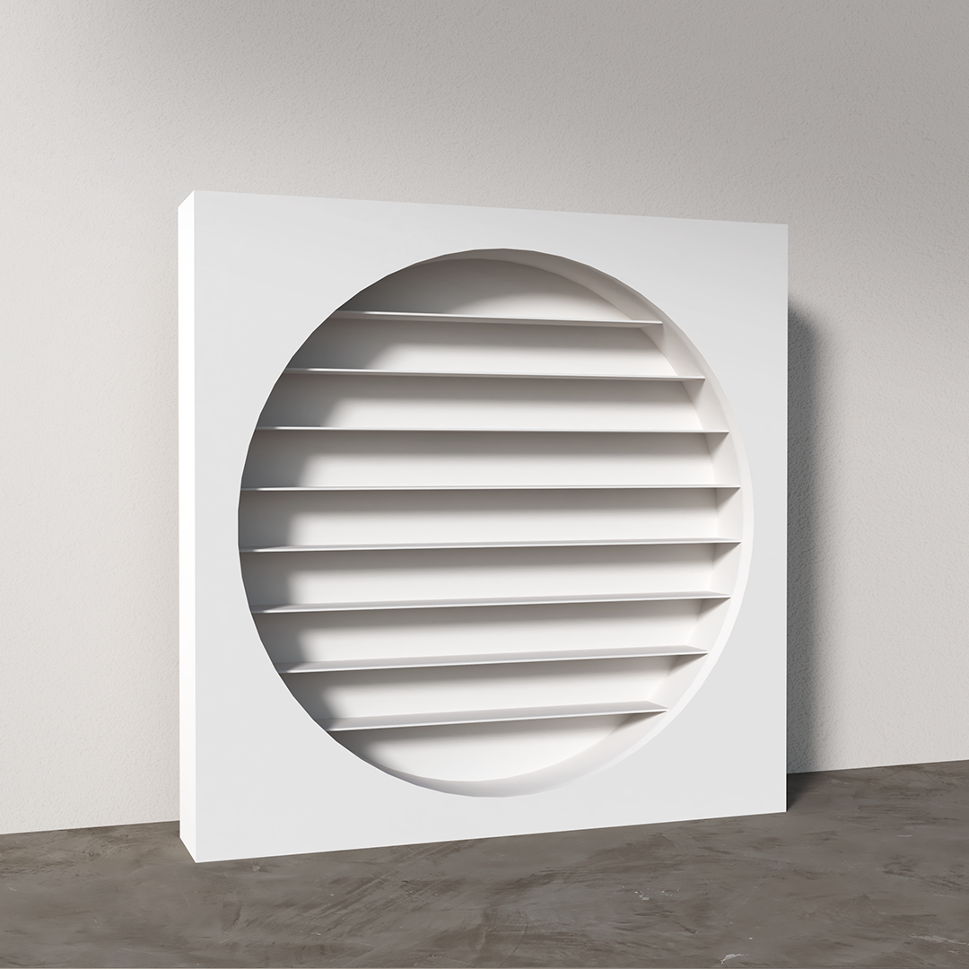 3D Backdrop Shelf Circle Centre