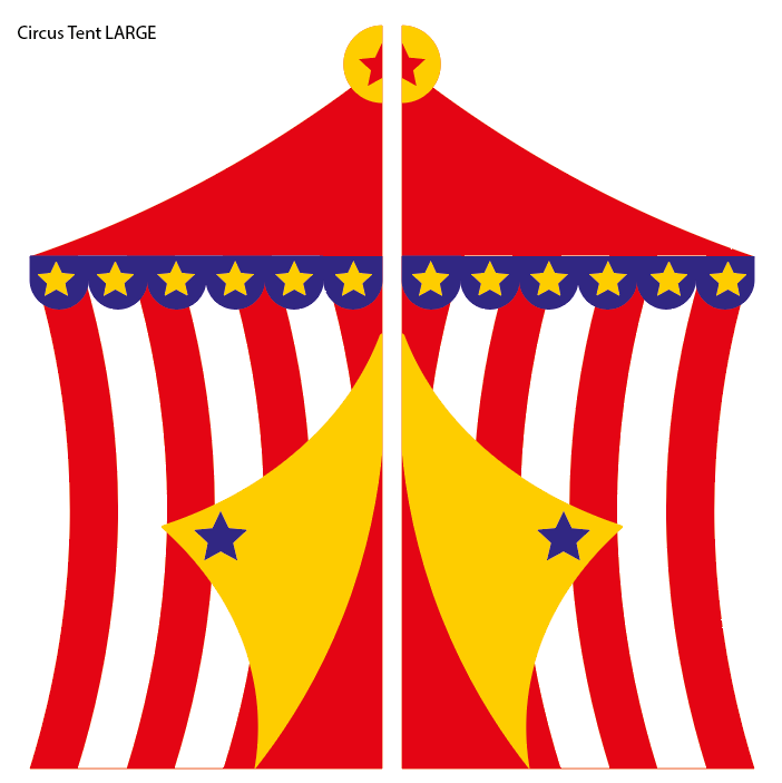 Circus Tent LARGE MDF