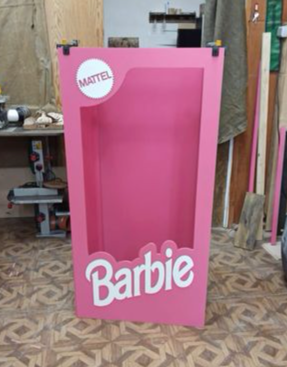 1.5m Barbie Box Painted Foldable
