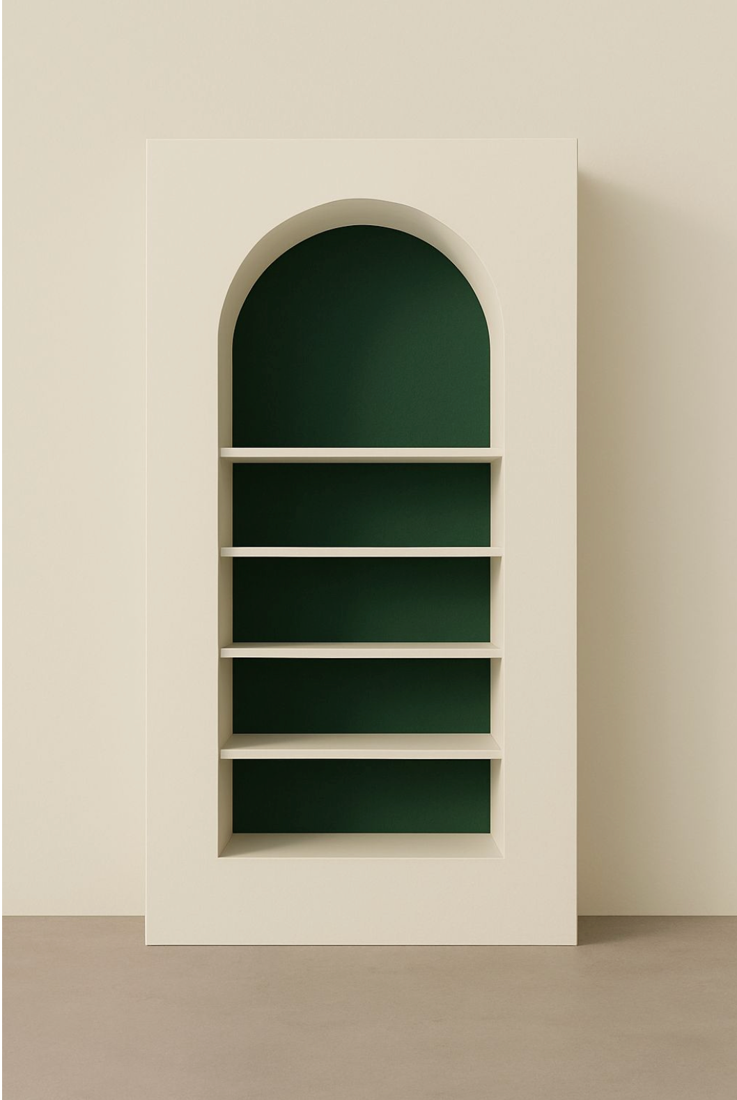 7.5ft x 4ft Shelf stand painted and installed London