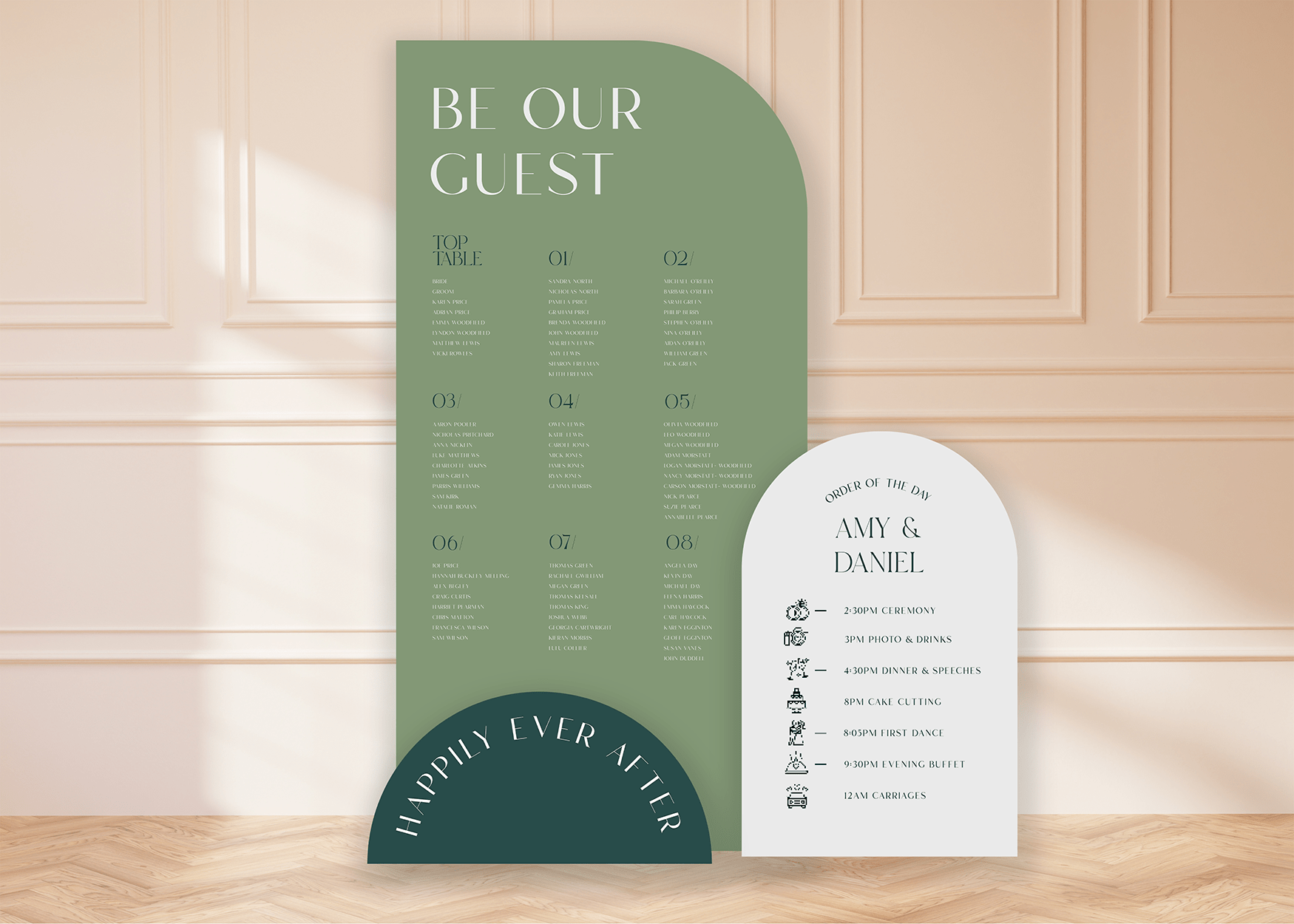 Wedding Signage Set of 3