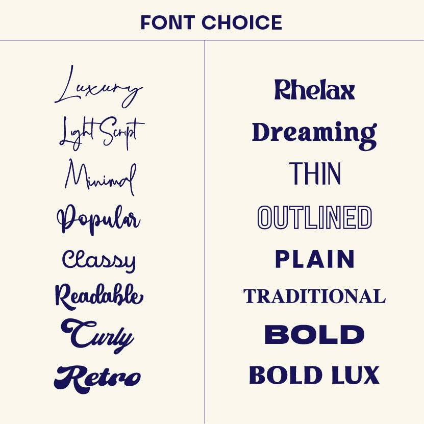 Word Incriptopn Font Custom Font and Words Signage 6mm MDF